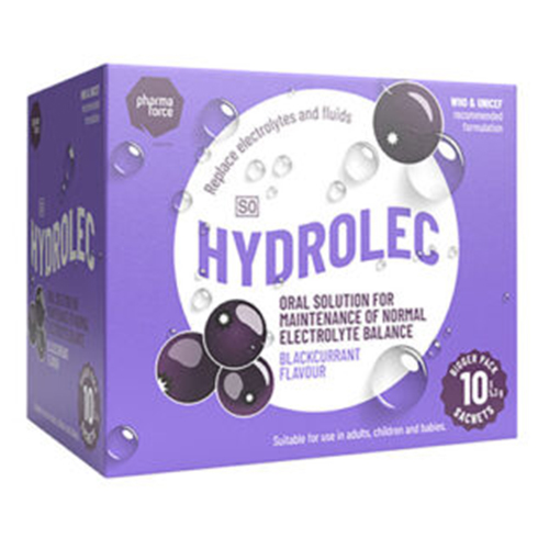 HydroLec Blackcurrent Sachet 10 x 5.3g